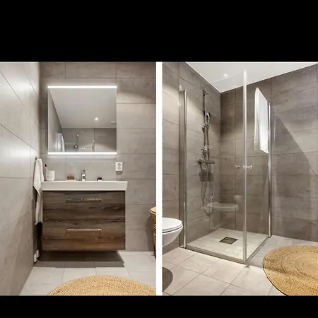 New Modern Apartment, Close To Airport 아파트 베르겐